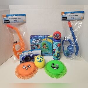 Bundle of 8 Water Beach Pool Toys & Accessories for The Family Fun Vacation